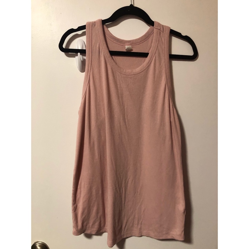 Light pink racer back tank